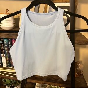 Stori Cropped Tank Baby Blue Size M